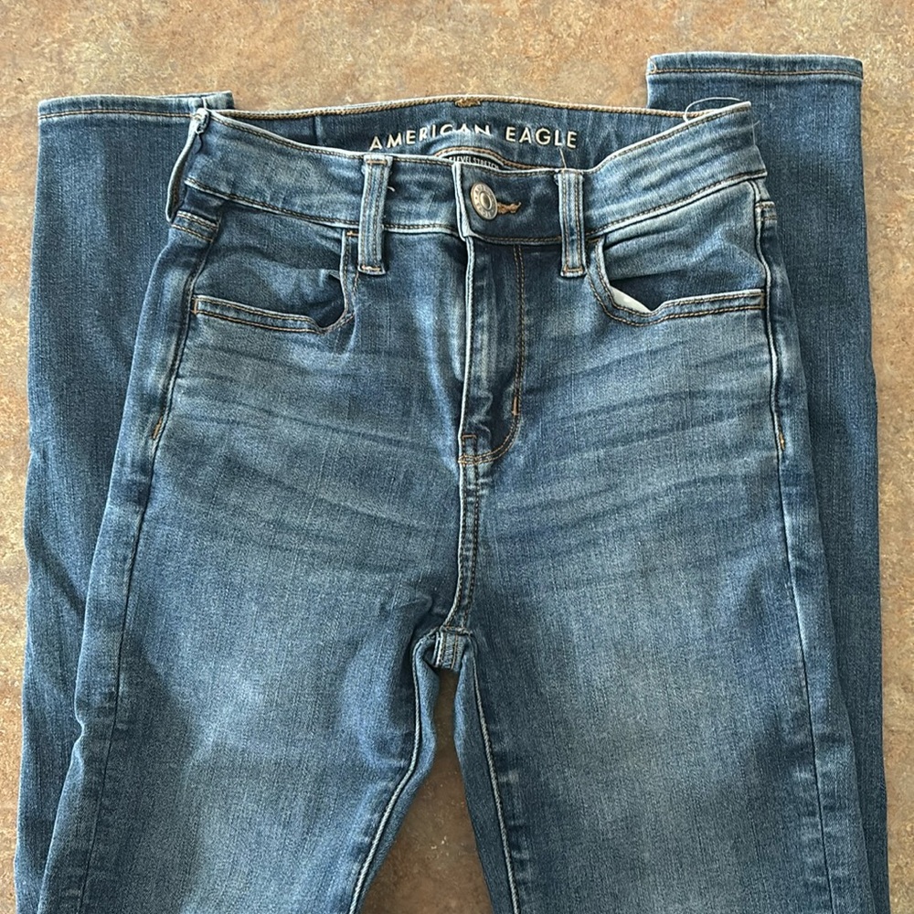 American Eagle jeans. Hi rise stretch jeggings